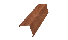 Декоративная накладка на столб универсальная угловая 60х60 для забора жалюзи 0,45 Print Premium Rowan Wood Intense FTC (2,5м)