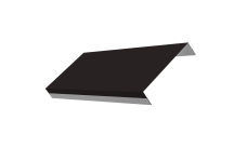 Ламель обратная 125 забора жалюзи Техас Grand Line 0,5 Сатин RAL 9005 черный