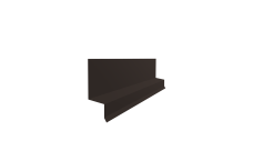 Отлив верхний фальц Grand Line 0,45 Drap TR RR 32 темно-коричневый (3м)