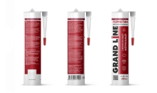 Герметик Grand Line Professional кровельный силиконовый нейтральный 280мл RAL 3005 винно-красный