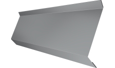 Планка примыкания в штробу 60 Grand Line 0,45 Drap RAL 7004 сигнальный серый (2м)