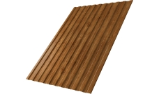 Профнастил С8A в01 Grand Line 0,45 Принт Элит с пленкой Золотой дуб TwinColor