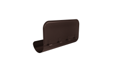 Ограничитель перелива Grand Line PU матовый 125/90 RAL 8017