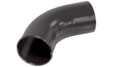 Колено стока 100 мм матовый RR 32