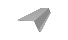 Планка капельник 100х55 Grand Line 0,45 ПЭ двухсторонний с пленкой RAL 9003 сигнальный белый (3м)