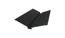 Планка ендовы верхней 115х30х115 Grand Line 0,5 Satin Matt TX RAL 7016 антрацитово-серый (2м)