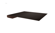 Планка завершающая 0,45 Print Elite Coffee Wood TwinColor (2м)