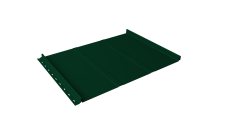 Кликфальц Line Grand Line 0,45 Drap ST с пленкой на замках RAL 6005 зеленый мох