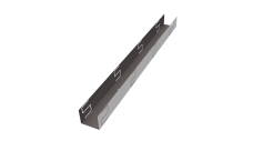 Крепежный вкладыш универсальный жалюзи Milan Slim 0,5 Satin RR 32 темно-коричневый (2м)