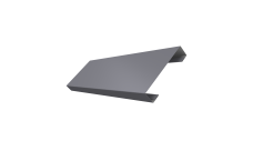 Ламель лицевая 100 забора жалюзи Texas 0,5 Satin RAL 7004 сигнальный серый