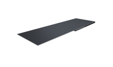 Планка финишная 48х25 0,5 Atlas X с пленкой RAL 7024 мокрый асфальт (2м)