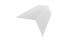 Планка карнизная широкая 100х85 0,45 Drap TX RAL 9003 сигнальный белый (3м)