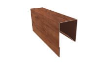 Планка П-образная заборная 17 Grand Line 0,45 Print Premium Rowan Wood Intense FTC (2,5м)