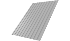 Профнастил С8A v01 Grand Line 0,45 Drap TX с пленкой RAL 7047 телегрей 4