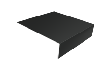 Планка лобовая/околооконная простая 190х50 0,5 Satin Matt TX RAL 7016 антрацитово-серый (2м)