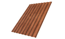 Профнастил С20A Grand Line 0,45 Print Premium Rowan Fresh TwinColor