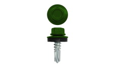 Саморез по металлу 5,5х19 (250шт) сверло №3 RAL 6002