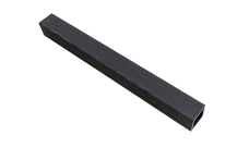 Столб ограждения ДПК Grand Line 3D 100х100мм Графит 1м