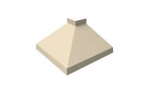 Угол отлива внешний 100 Grand Line 0,45 Принт Элит с пленкой Молочное дерево TwinColor