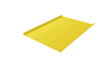 Фальц двойной стоячий Line Grand Line 0,45 PE с пленкой на замках RAL 1018 цинково-желтый