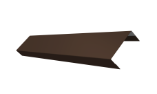 Ламель обратная 50 забора жалюзи Texas Grand Line 0,5 Satin RAL 8017 шоколад