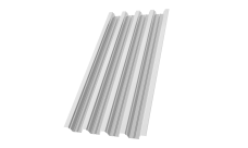 Профнастил Н75R Grand Line 0,7 PE RAL 9003 сигнальный белый