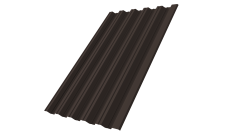 Профнастил НС35R Grand Line 0,5 Satin Matt TX RR 32 темно-коричневый
