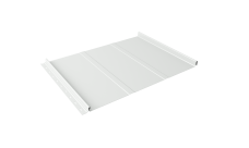 Кликфальц Line Grand Line 0,45 Drap с пленкой на замках RAL 9003 сигнальный белый