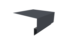 Планка околооконная сложная Экобрус Grand Line 250х75х25 0,5 PurPro Matt 275 RAL 7024 мокрый асфальт (3м)