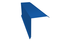 Планка торцевая 150х100 Grand Line 0,45 PE lite с пленкой RAL 5005 сигнальный синий (2м)