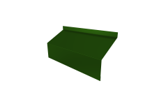 Ламель забора жалюзи Milan/Milan new стартовая/финишная для калиток и ворот 0,45 PE RAL 6002 лиственно-зеленый