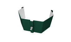 Крепление трубы для гофры на кирпич Vortex Lite PE RAL 6005 зеленый мох