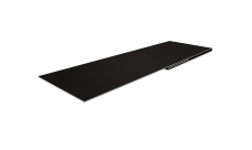 Планка финишная 48х25 Grand Line 0,45 PE-Double с пленкой RAL 9005 черный (3м)