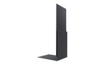 Планка приемная оконная 0,45 Drap TwinColor RAL 7024 мокрый асфальт (3м)