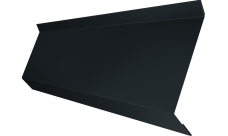 Планка примыкания в штробу 60 Grand Line 0,5 PurLite Matt RAL 7016 антрацитово-серый (2м)