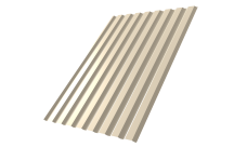 Профнастил С20A 0,5 Satin RAL 1015 светлая слоновая кость