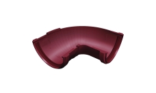 Угол желоба составной 90-150 град.Классика 120 ПВХ Grand Line бордо (RAL 3005)