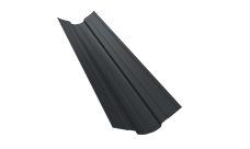 Планка ендовы верхней фигурной 70x70 0,5 PurLite Matt RAL 7016 антрацитово-серый (3м)