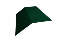 Планка конька плоского 190х190 0,5 Satin Matt TX RAL 6005 зеленый мох (2м)