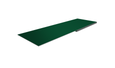 Планка финишная 48х25 Grand Line 0,5 Satin с пленкой RAL 6005 зеленый мох (2м)