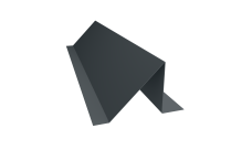 Планка снегозадержания Grand Line 0,45 PE-Double с пленкой RAL 7016 антрацитово-серый (3м)