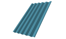 Профнастил НС35R Grand Line 0,45 Drap TX RAL 5024 пастельно-синий
