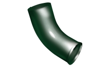 Колено стока Grand Line PU 90 мм RAL 6005 зеленый мох