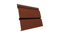 Квадро брус 3D Grand Line 0,5 PurLite Matt с пленкой RAL 8004 терракота