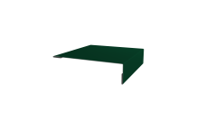 Планка мансардная 0,4 PE с пленкой RAL 6005 зеленый мох (2м)