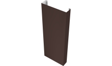 Полустолб для С8,С10 0,5 PE с пленкой RAL 8017 шоколад (L2,0)