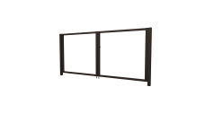 Ворота Жалюзи 1,68х3,6 RR 32 без заполнения