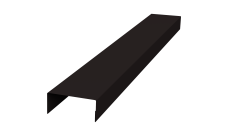 Крышка 30х15 жалюзи Texas 0,45 Drap-double TX RAL 9005 черный (2,5м)