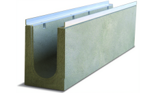 Лоток водоотводный бетоннный Aquastok Optima 100 №10 (Н-205/210)