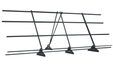 Ограждение кровельное со снегозадержателем на фальц GL 1,2х3 RAL 7024
